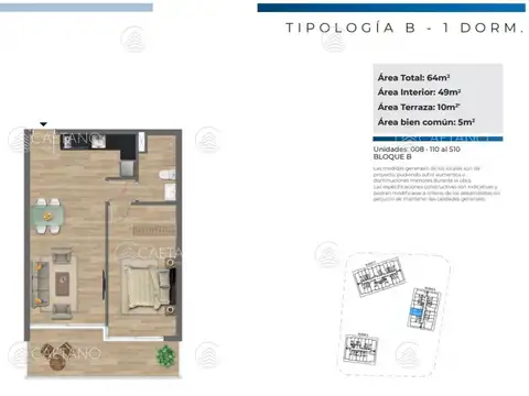 venta apartamento 1 dormitorio Punta del Este