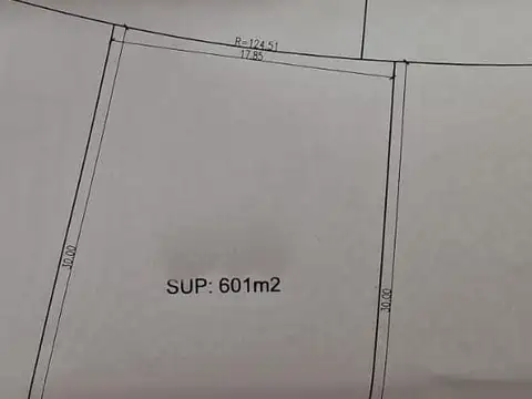 Terreno en Venta 30  mts Fondo
