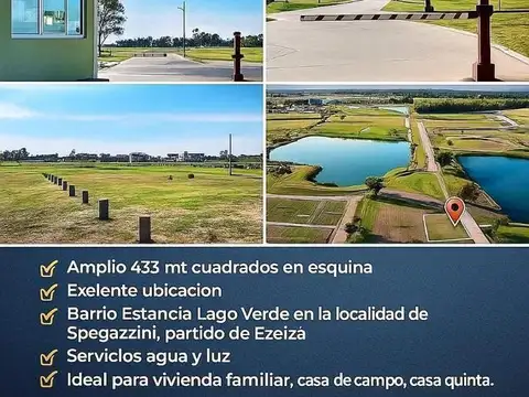 CARLOS SPEGAZZINI - OPORTUNIDAD TERRENO en BARRIO CERRADO