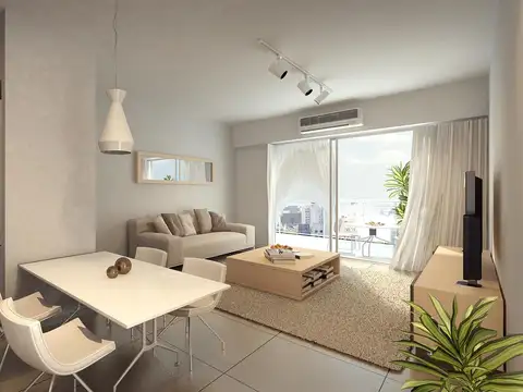 Departamento 2 ambientes con 1 baño