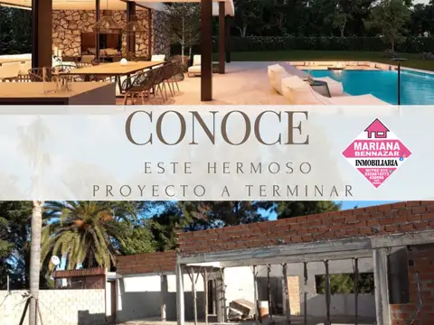 Casa Quinta en Obra - Barrio El Escorial