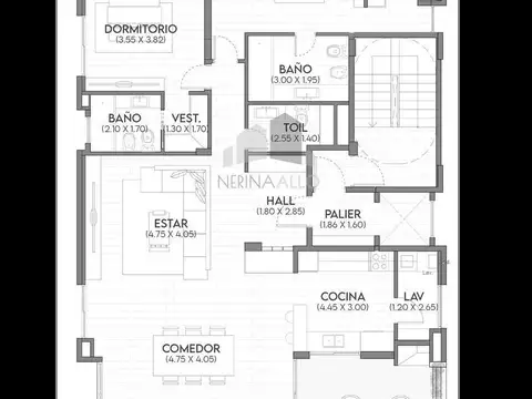 Departamento en Venta con 1 cocheras