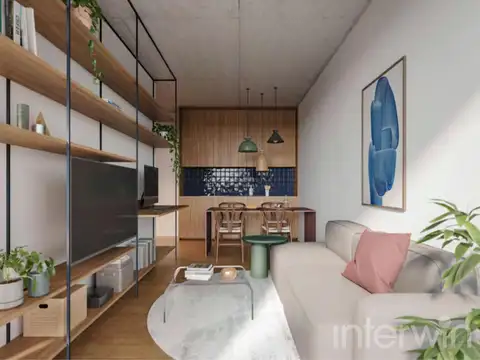 Departamento Monoambiente con 1 baño