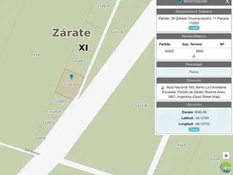 TERRENO EN VENTA ESCALADA