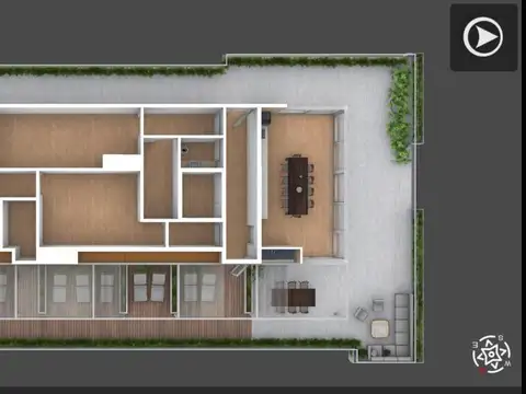 Departamento 3 ambientes con 1 baño