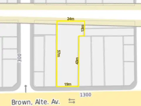 Terreno en Venta de 1136,0 m2