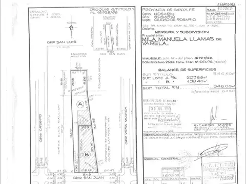 Terreno en Venta en Luis Agote, USD 115.000
