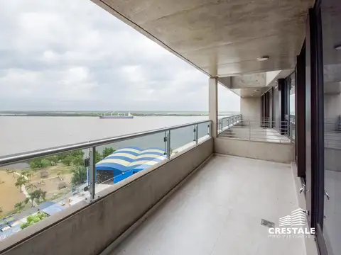 Venta - Departamento de 1 dormitorio con vista al río - balcón terraza - Arroyito, Rosario.
