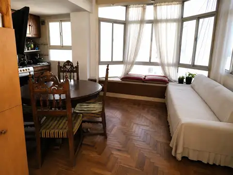 Departamento 2 ambientes con 2 baños
