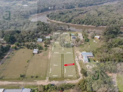 Terrenos en VENTA Zona club CURNE con Fondo Al Rio Negro