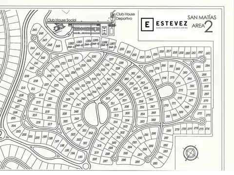 San Matías Area 2 al 200. Vista al lago