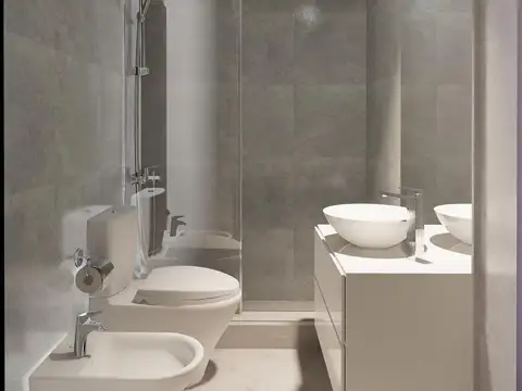 Departamento Monoambiente con 1 baño