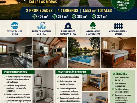 VENDO CASA DE ENSUEÑO  CON VISTA AL RIO SAN JAVIER *BARRIO LA ALBORADA