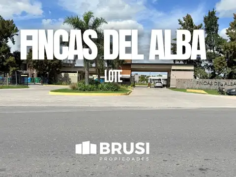 LOTE EN VENTA EN FINCAS DEL ALBA, CANNING - EN ESQUINA - APTO CRÉDITO