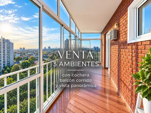 VENTA 3 AMBIENTES  BALCON COCHERA  APTO CREDITO