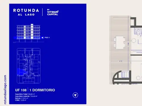 Departamento en Venta de 2 ambientes