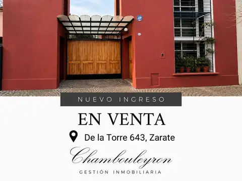 VENTA GRAN CASA CON IDENTIDAD PROPIA EN ZONA RESIDENCIAL DE ZÁRATE