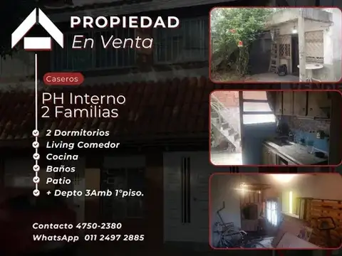 PH Interno 2 Familias en venta en Caseros