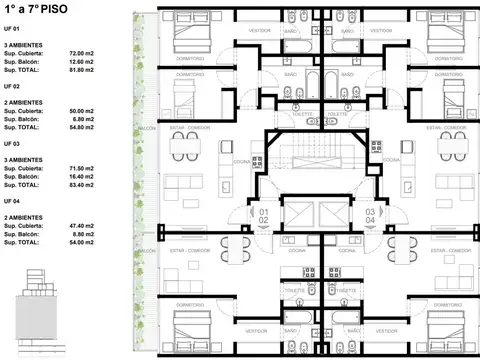 Departamento en Venta en Belgrano, USD 191.700