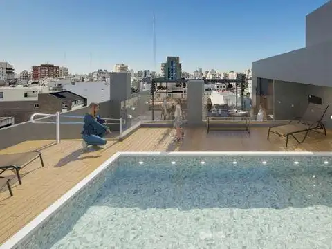 Departamento Monoambiente con 1 baño