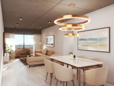 Departamento 3 ambientes con 2 baños