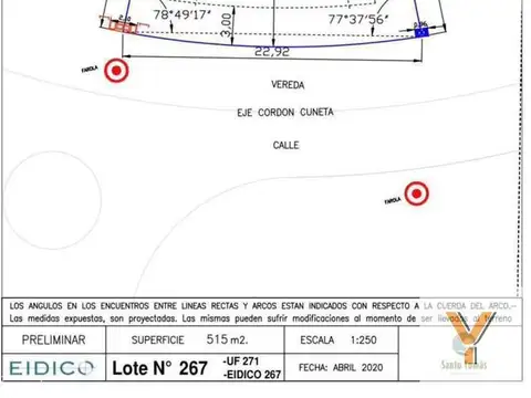 Terreno en venta - 512Mts2 - Santo Tomas, Pilar del Este
