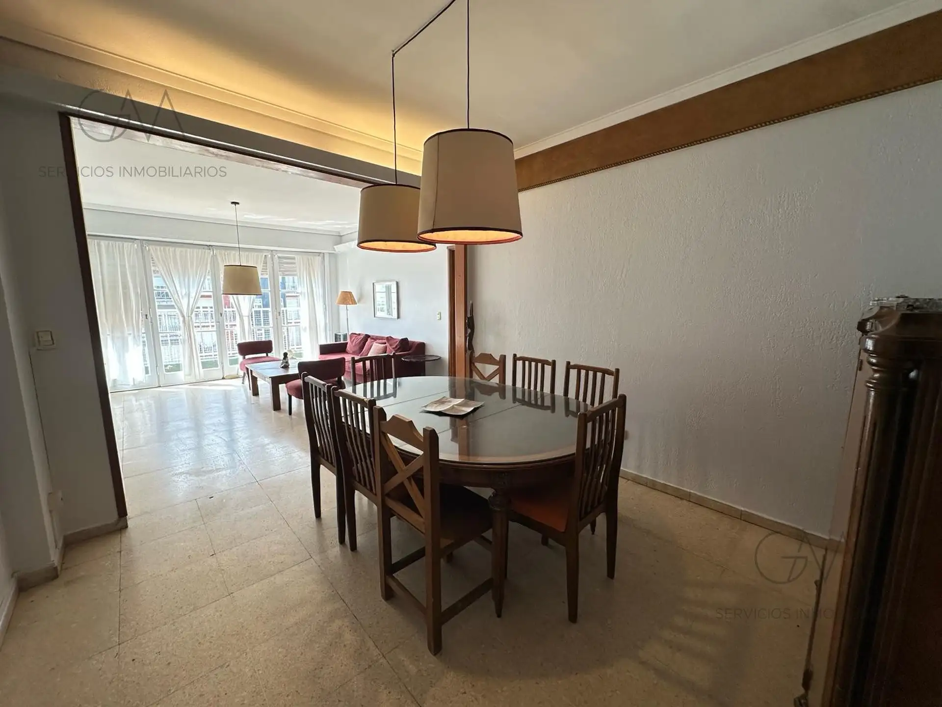 Depto 5 amb amoblado, 145m² en Colón y Alsina