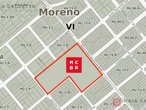 FRACCIÓN 32.333 M² EN ALQUILER | GRAHAM BELL | MORENO | ACCESO OESTE