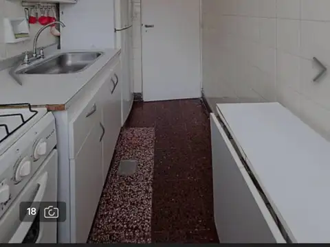 2 ambientes lateral muy liminoso en Belgrano