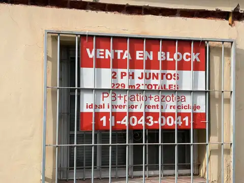 Depto Tipo Casa en Venta en Mataderos, USD 168.000