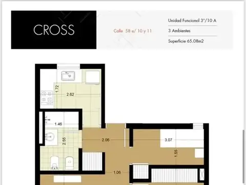 Departamento en Venta de 2 dormitorios