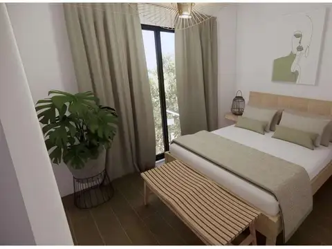 Departamento Monoambiente con 1 baño