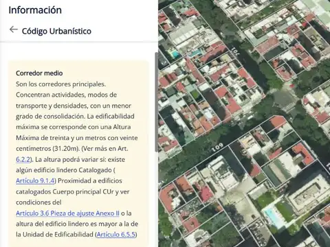 Terreno en Venta 17,07  mts Frente