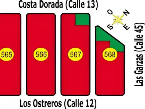 106 Lotes En Block en Uruguay - B558