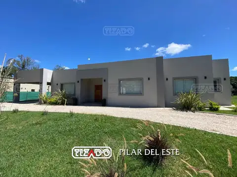 Casa 4 dorm con pileta en Casuarinas del Pilar Zelaya