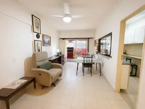 VENTA DEPTO 2 AMB + DEPEN C/ COCHERA  Y PATIO MAR