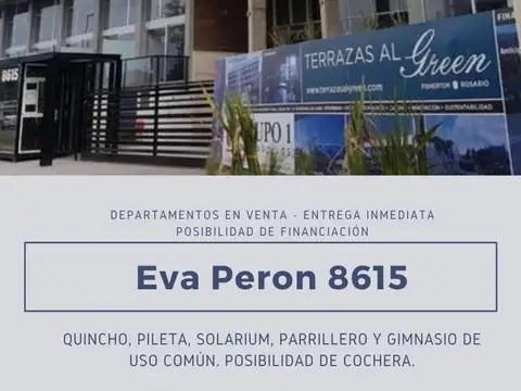Eva Perón 8615. Depto. 1 dormitorio. ULTIMA UNIDAD!!