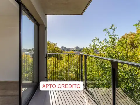 Departamento 1 amb A/Estrenar al Frente - Balcón - Terraza c/Parrilla