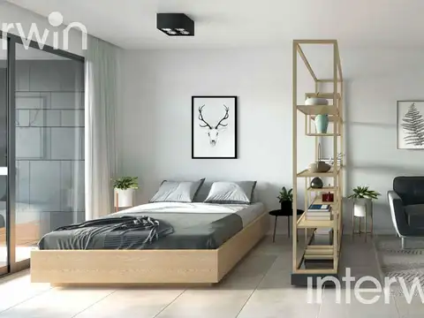 Departamento 2 ambientes con 1 baño