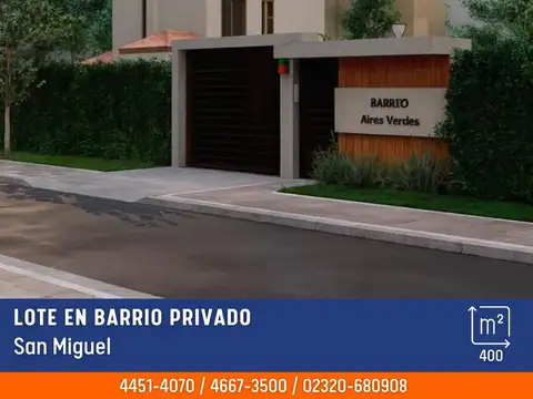Terreno - Venta - Argentina, San Miguel - Rodriguez Peña 2440