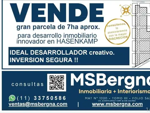 Terreno en Venta en Hasenkamp, Paraná