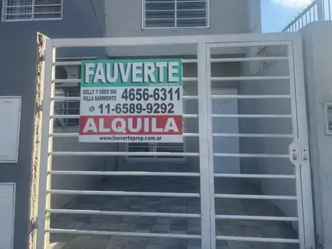 DUPLEX EN VILLA SARMIENTO EN ALQUILER