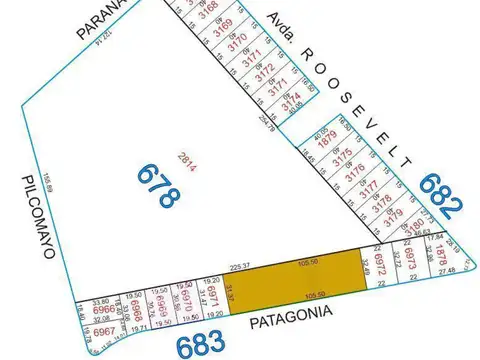 Terreno en Venta de 3360,0 m2