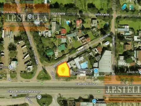 2 Lotes de Terreno en esquina 410 m² - 20 m. de frente s/ Camino de Cintura - 9 De Abril