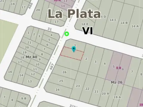 TERRENOS EN VENTA - 1461 MT2 TOTALES - IDEAL DESARROLLOS - 467 E 31 Y 31 BIS- CITY BELL  - LA PLATA