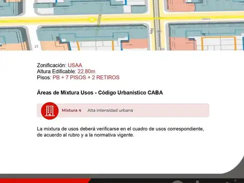 Terreno en Venta en Parque Patricios, USD 830.000