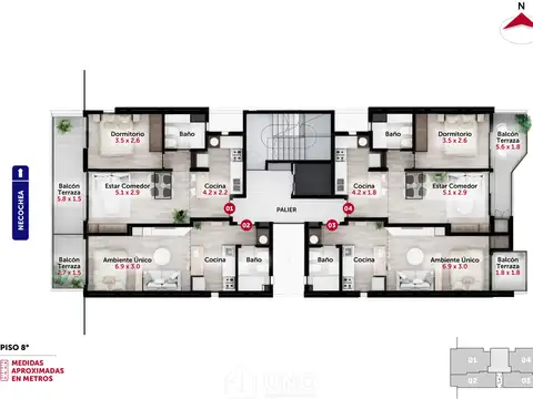 Departamento en Venta con 1 cochera