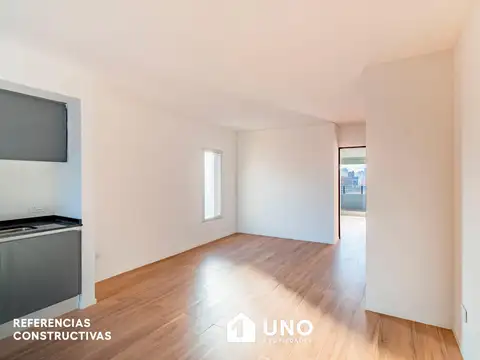 Necochea y Ituzaingo - Dpto Monoambiente Externo. Posibilidad cochera. 