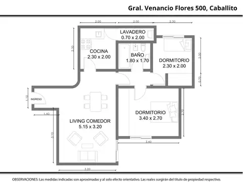 Departamento en Venta 40 años