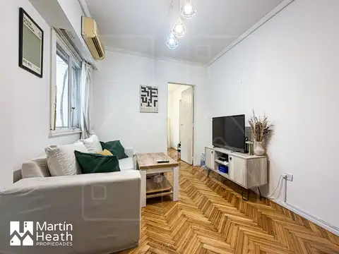 Departamento 2 ambientes con 1 baño